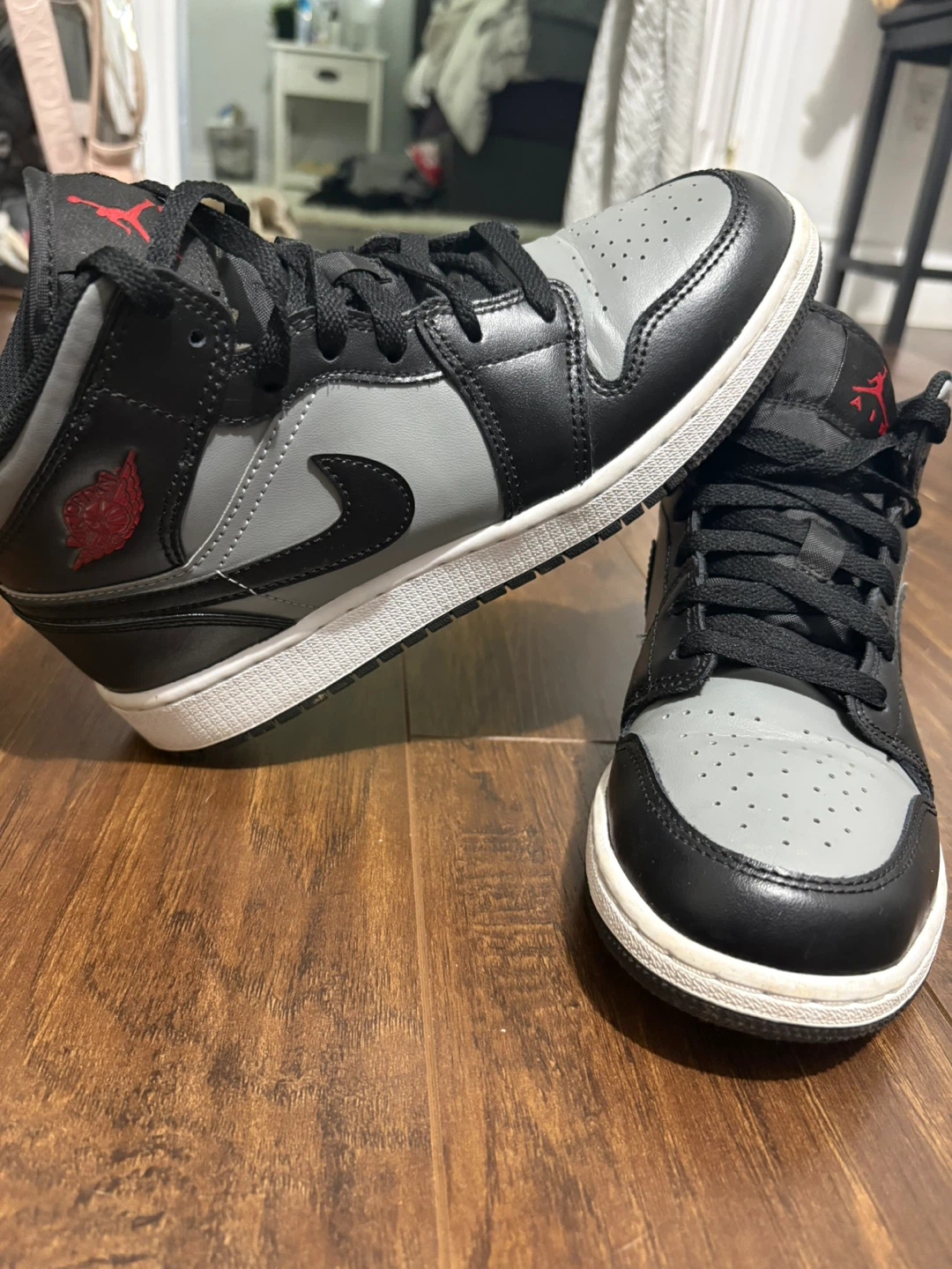 Air Jordan 1 Mid "Shadow" Sneakers - photo 5