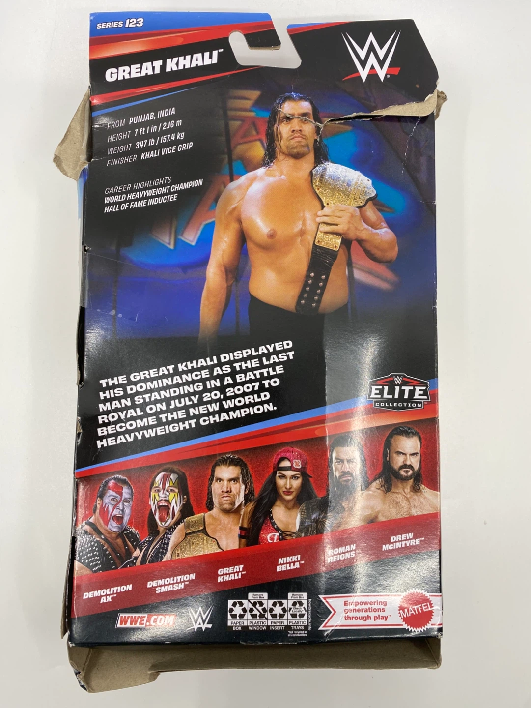 WWE Elite Collection Series 123 The Great Khali Action Figure - photo 2