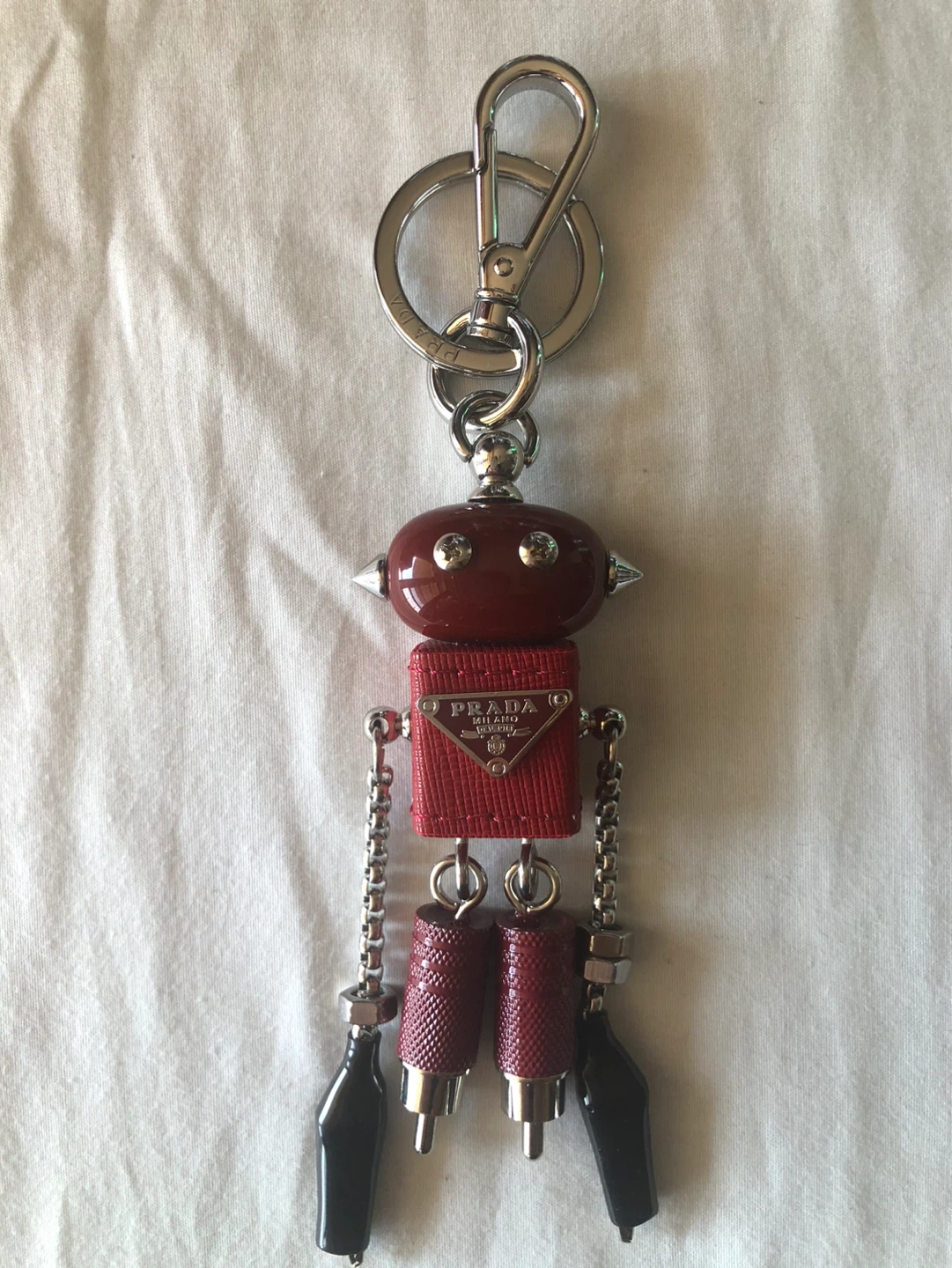 Prada Robot Charm Keychain - photo 3