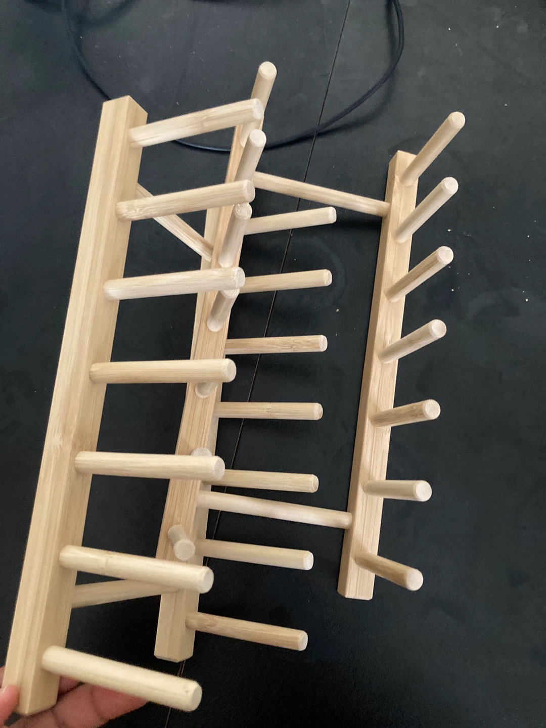 Bamboo Dish Rack Organizer