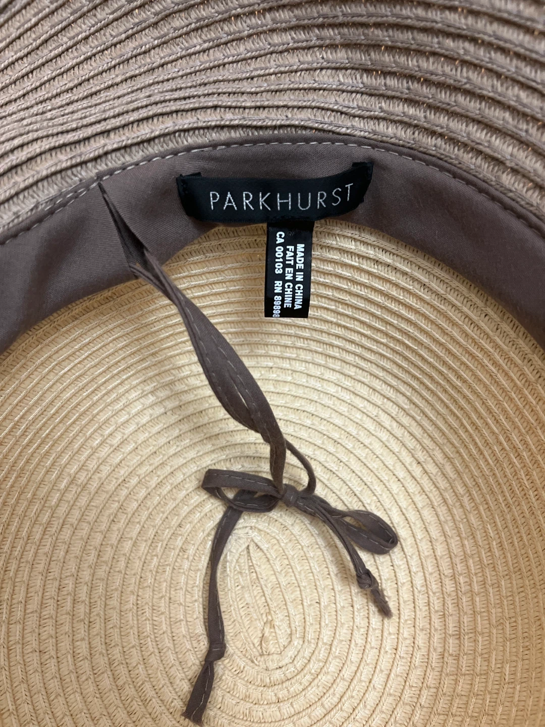 NEW✨Parkhurst Straw Hat with Black Bow - photo 3