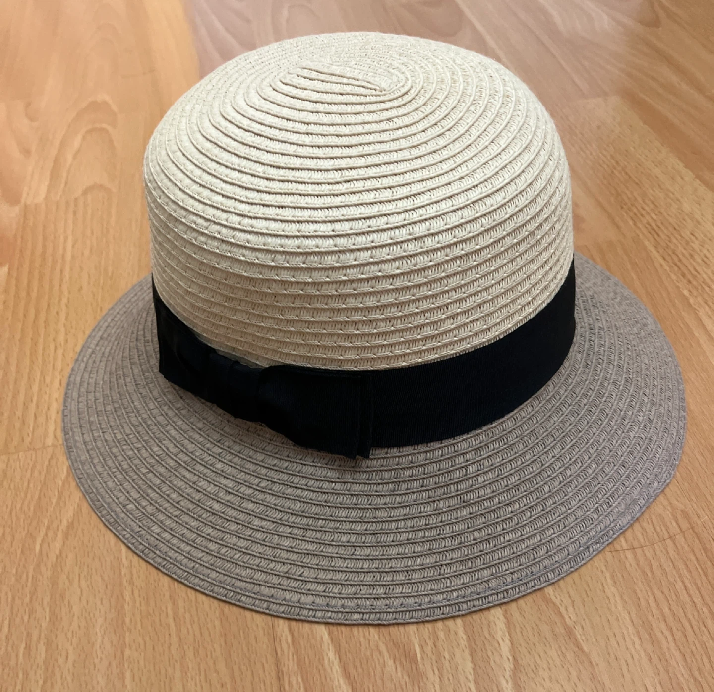 NEW✨Parkhurst Straw Hat with Black Bow - photo 2