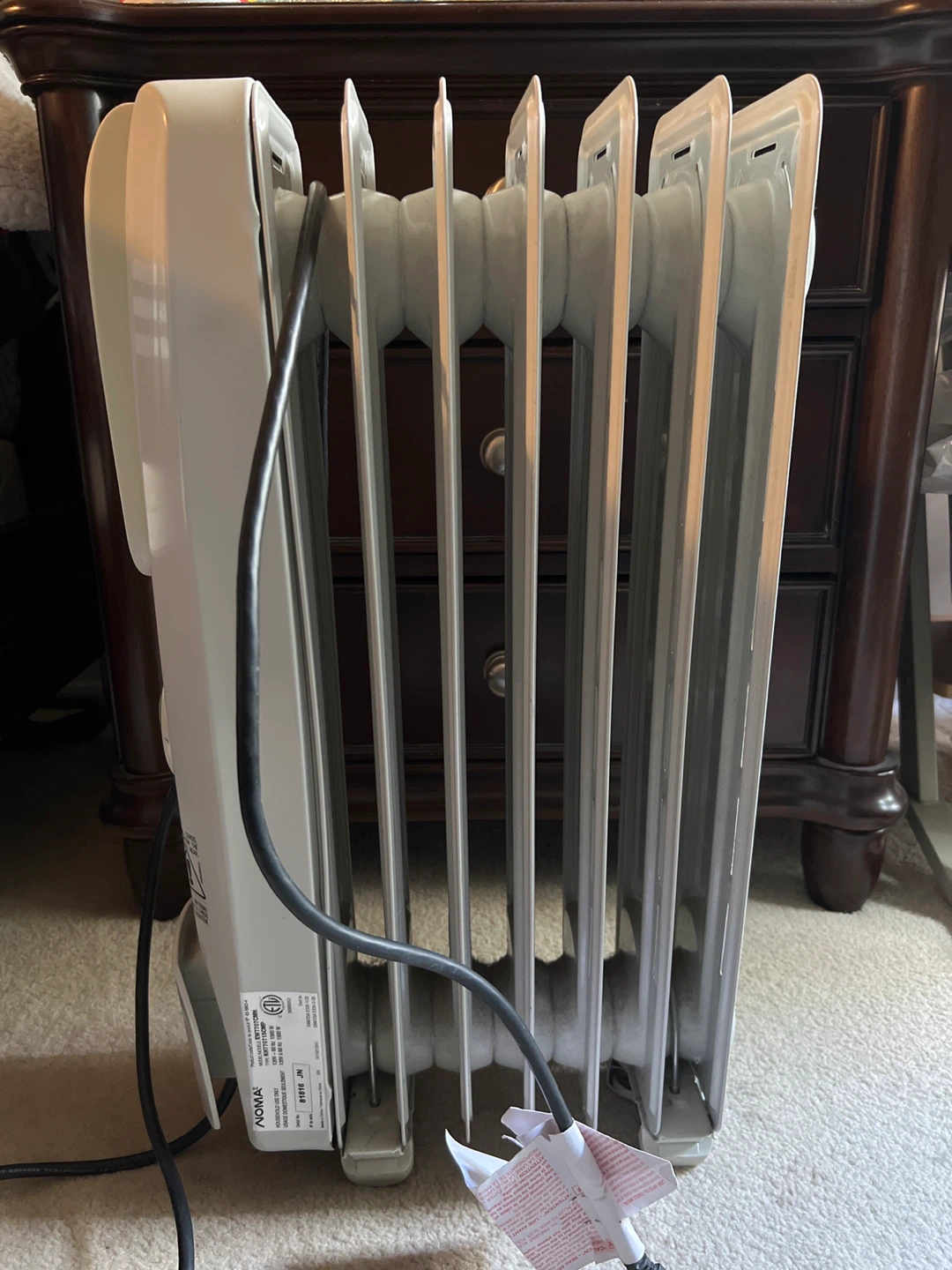 NOMA Oil-Filled Radiator Heater - photo 3