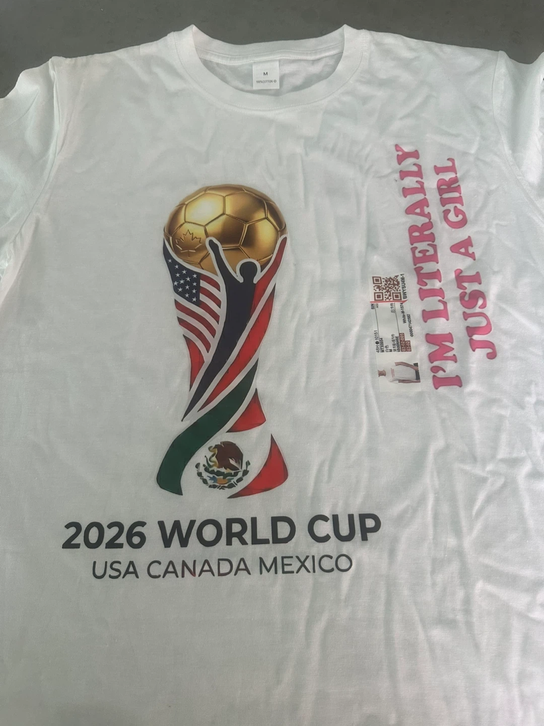 White 2026 World Cup T-Shirt