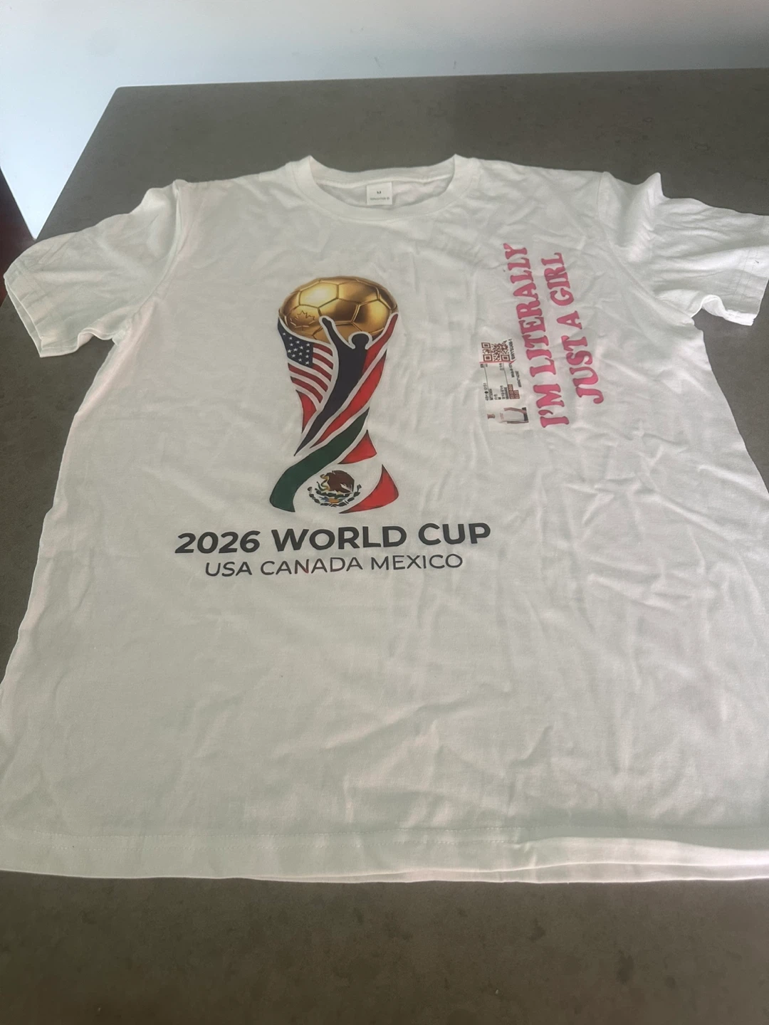 White 2026 World Cup T-Shirt - photo 2