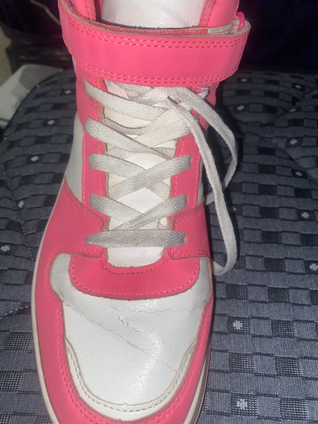 Pink and White sneakers - photo 4