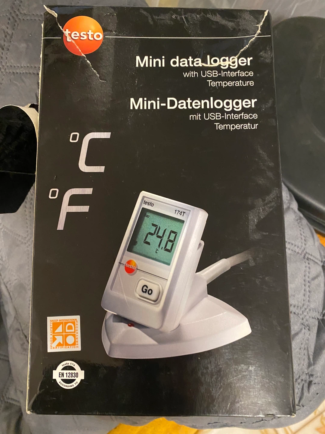 Testo 174T Mini Data Logger with USB Interface