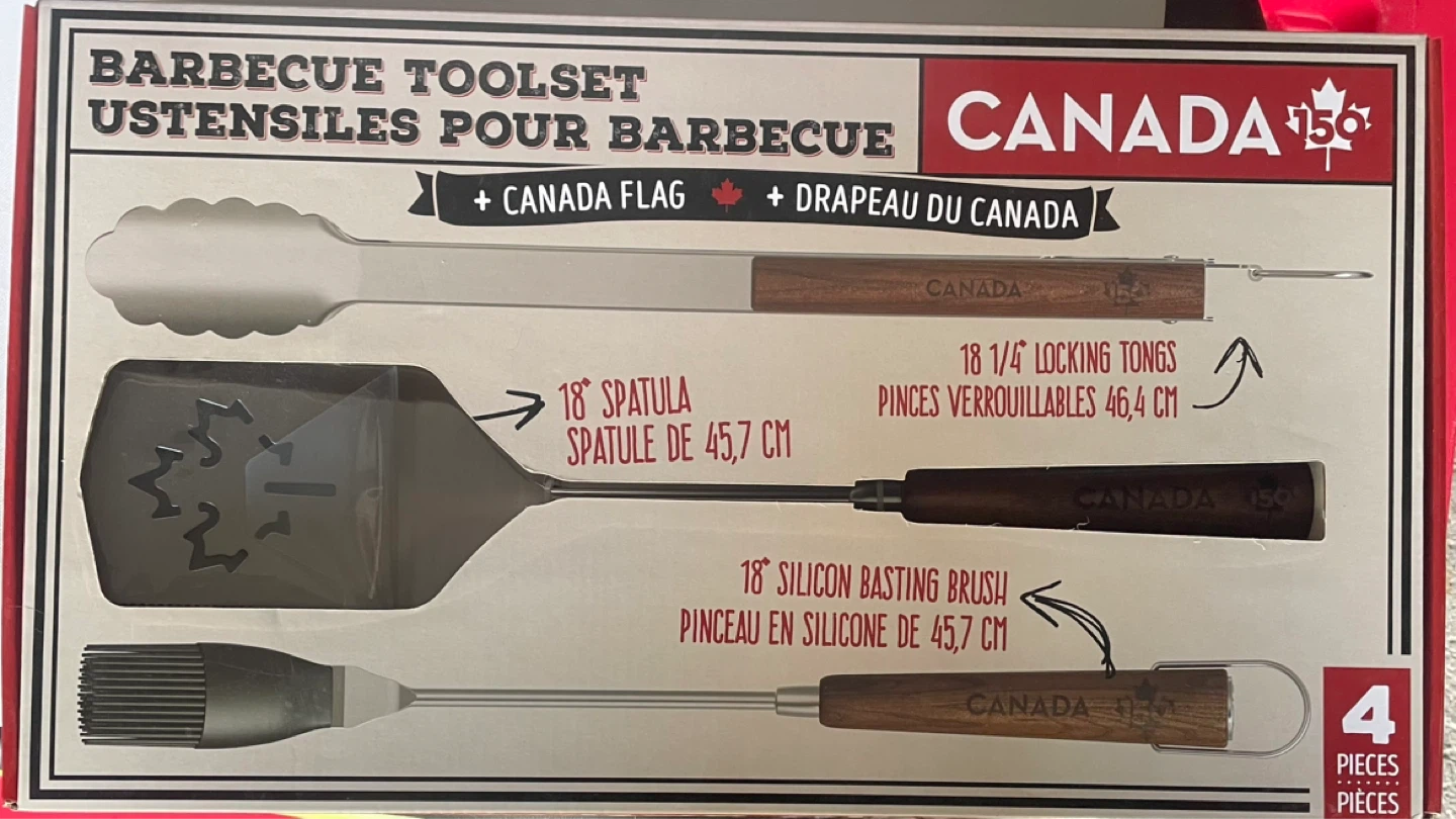 Canada 150 Barbecue Toolset - 4 Pieces - photo 2