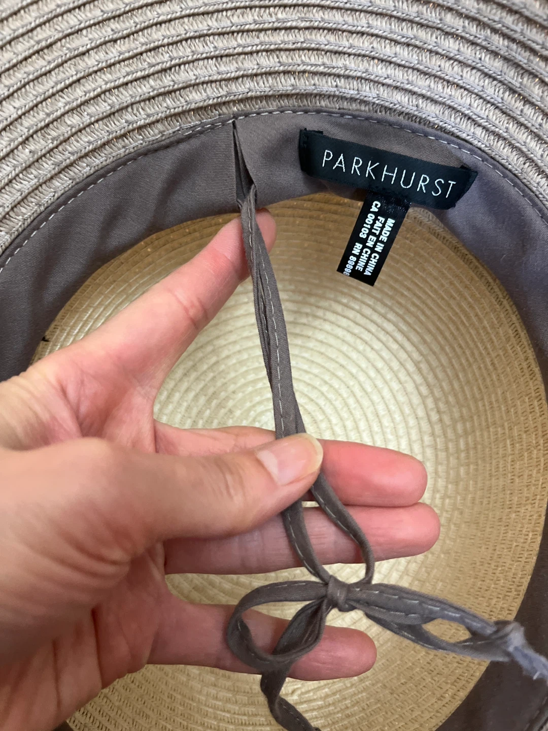 NEW✨Parkhurst Straw Hat with Black Bow - photo 4