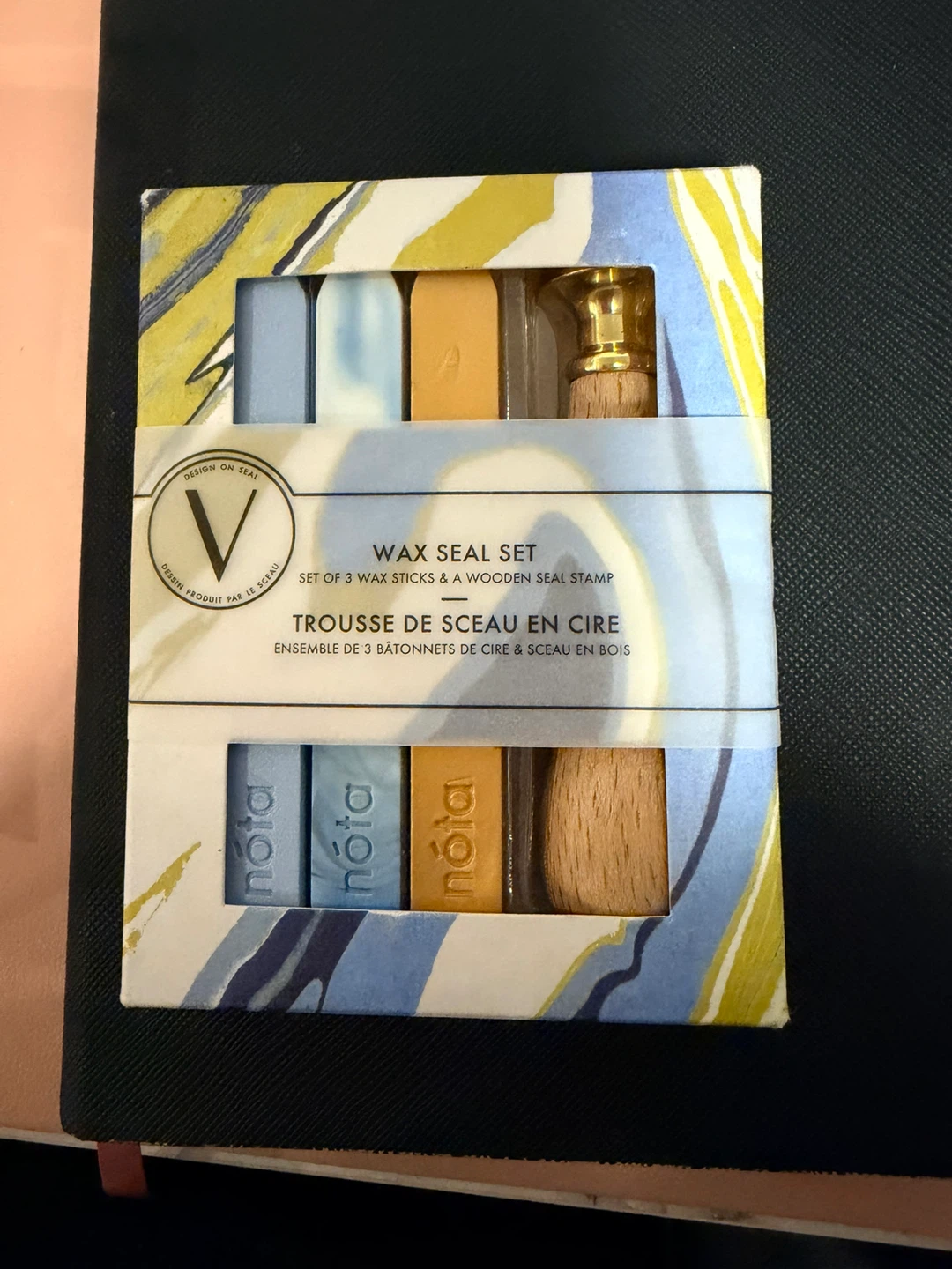 Nota Wax Seal Set with Wooden Stamp