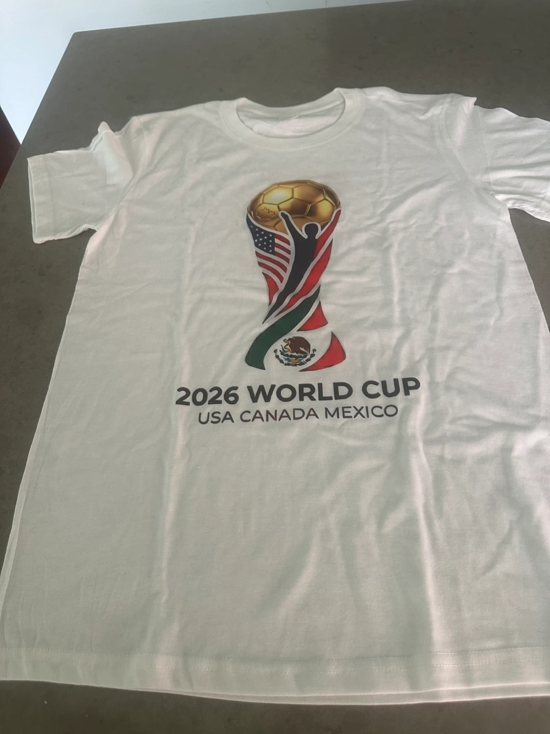 White 2026 World Cup T-Shirt - Size S - photo 2