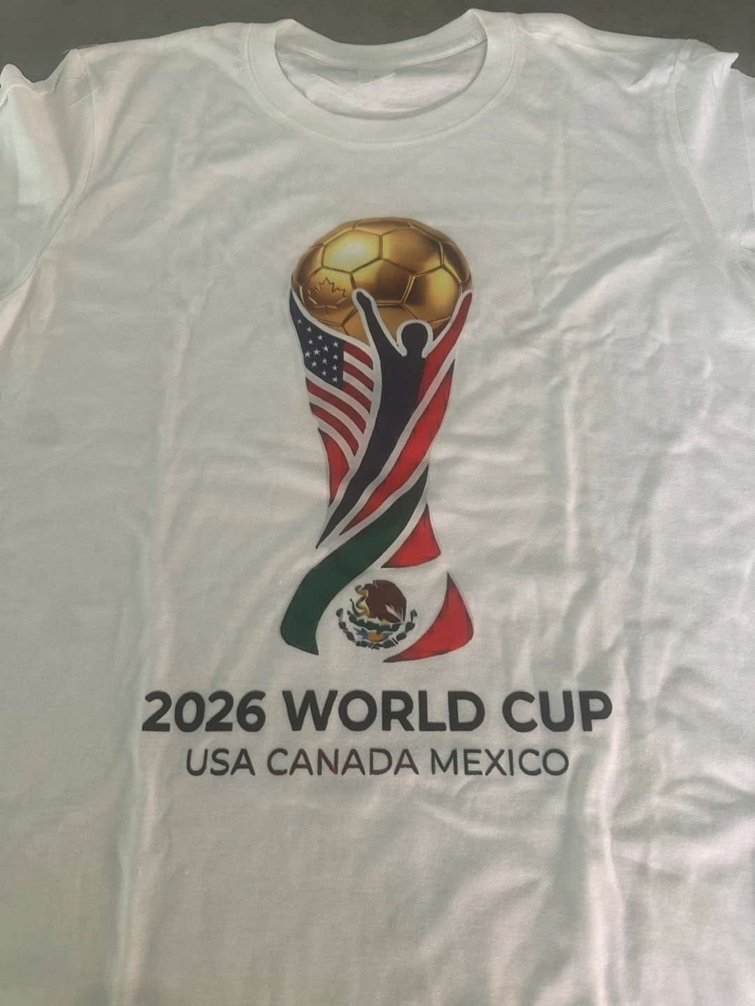 White 2026 World Cup T-Shirt - Size S