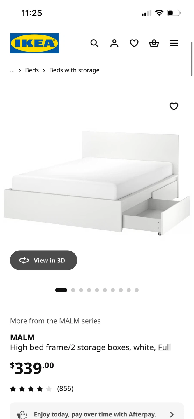 IKEA MALM  Storage Boxes - White - photo 2