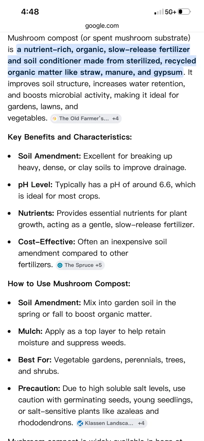 Mushroom Compost
