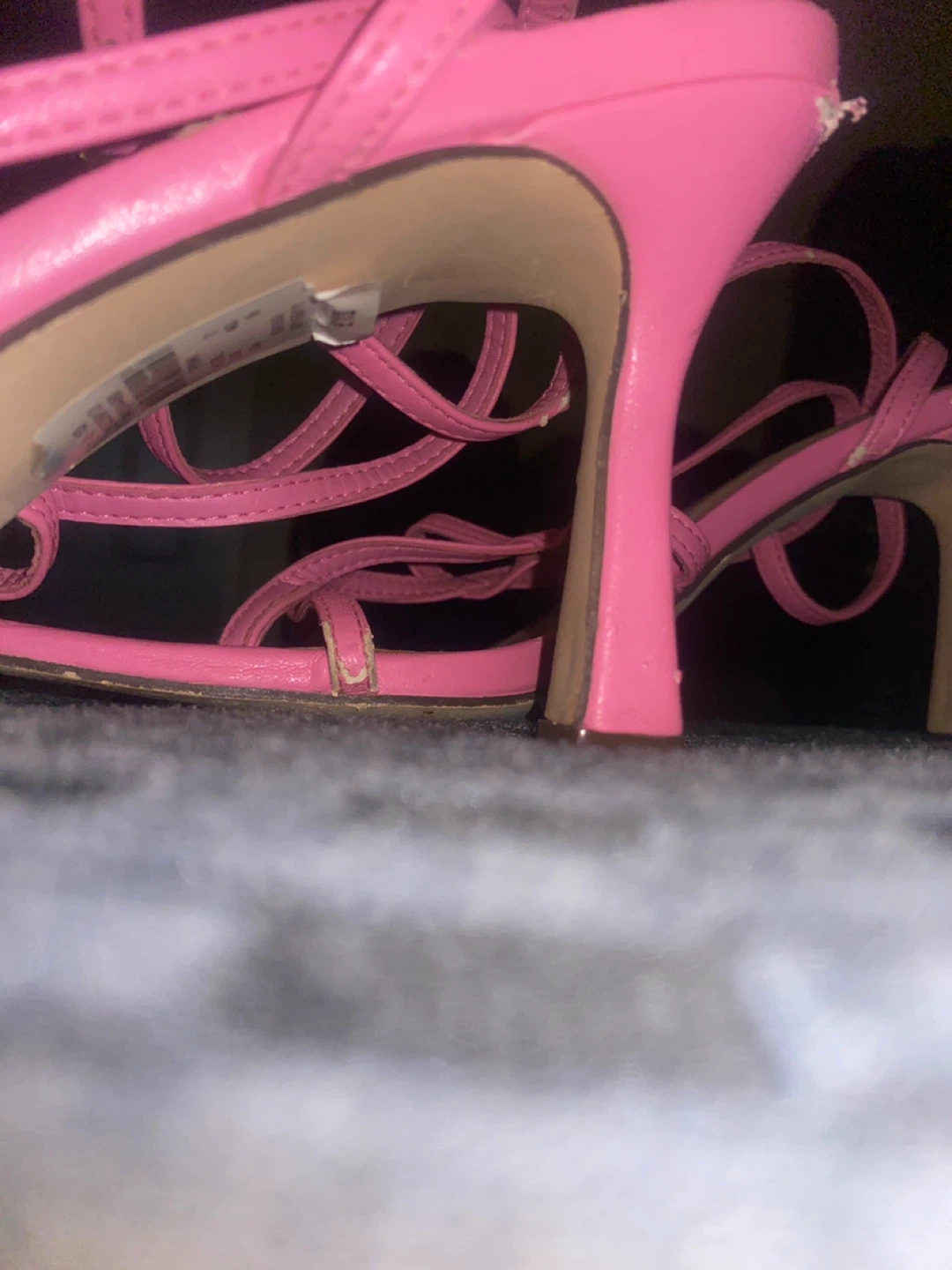 Primark Pink Strappy Square Toe Heels - photo 3