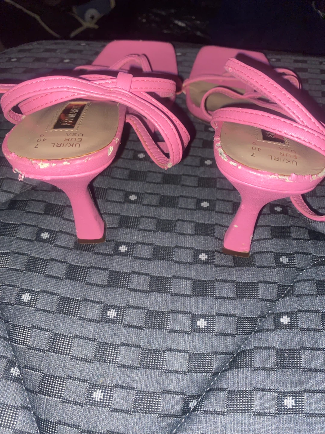 Primark Pink Strappy Square Toe Heels - photo 5