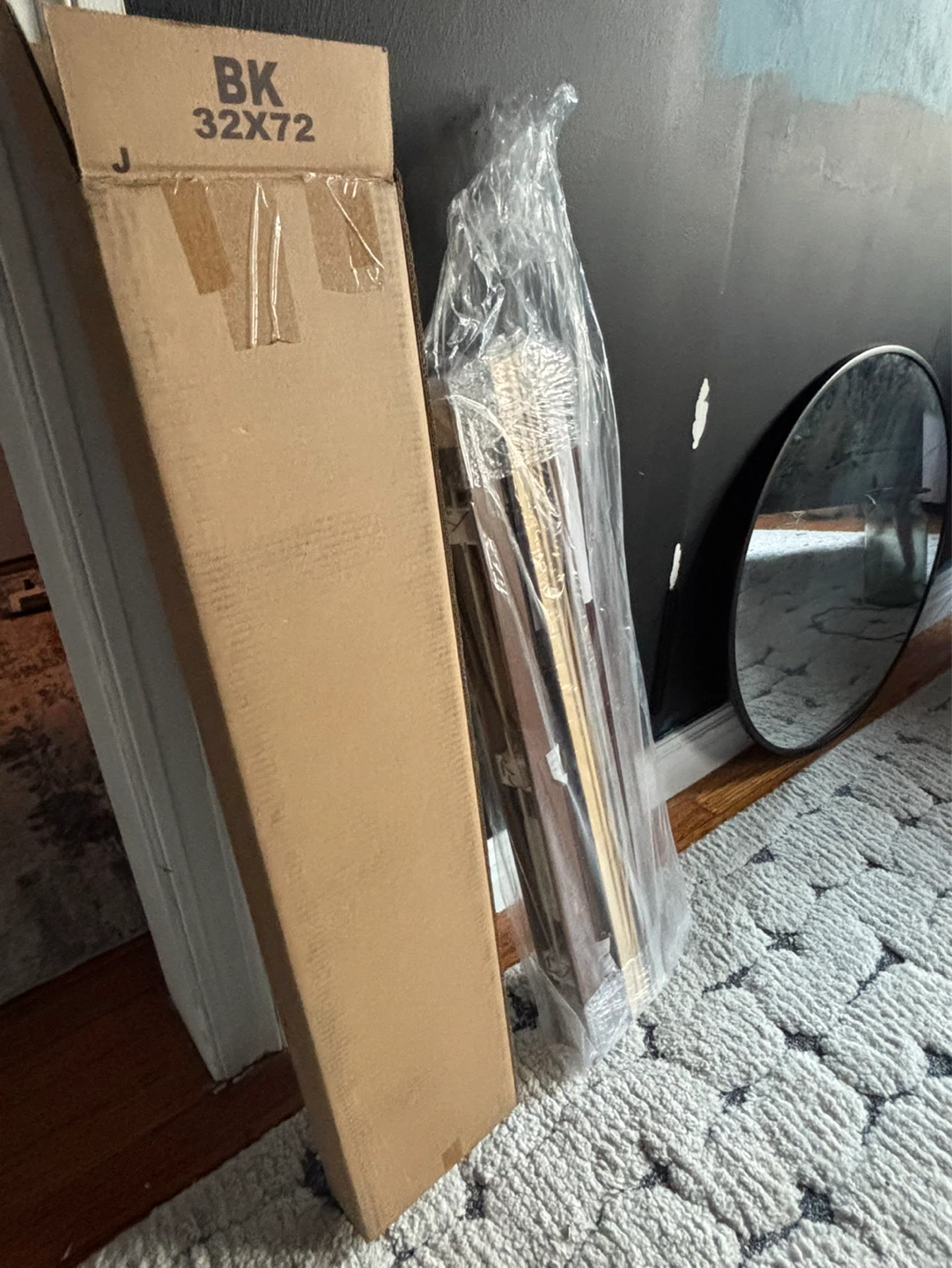 Wood-look Faux Wood Blinds (32" x 72") - Brown - photo 3