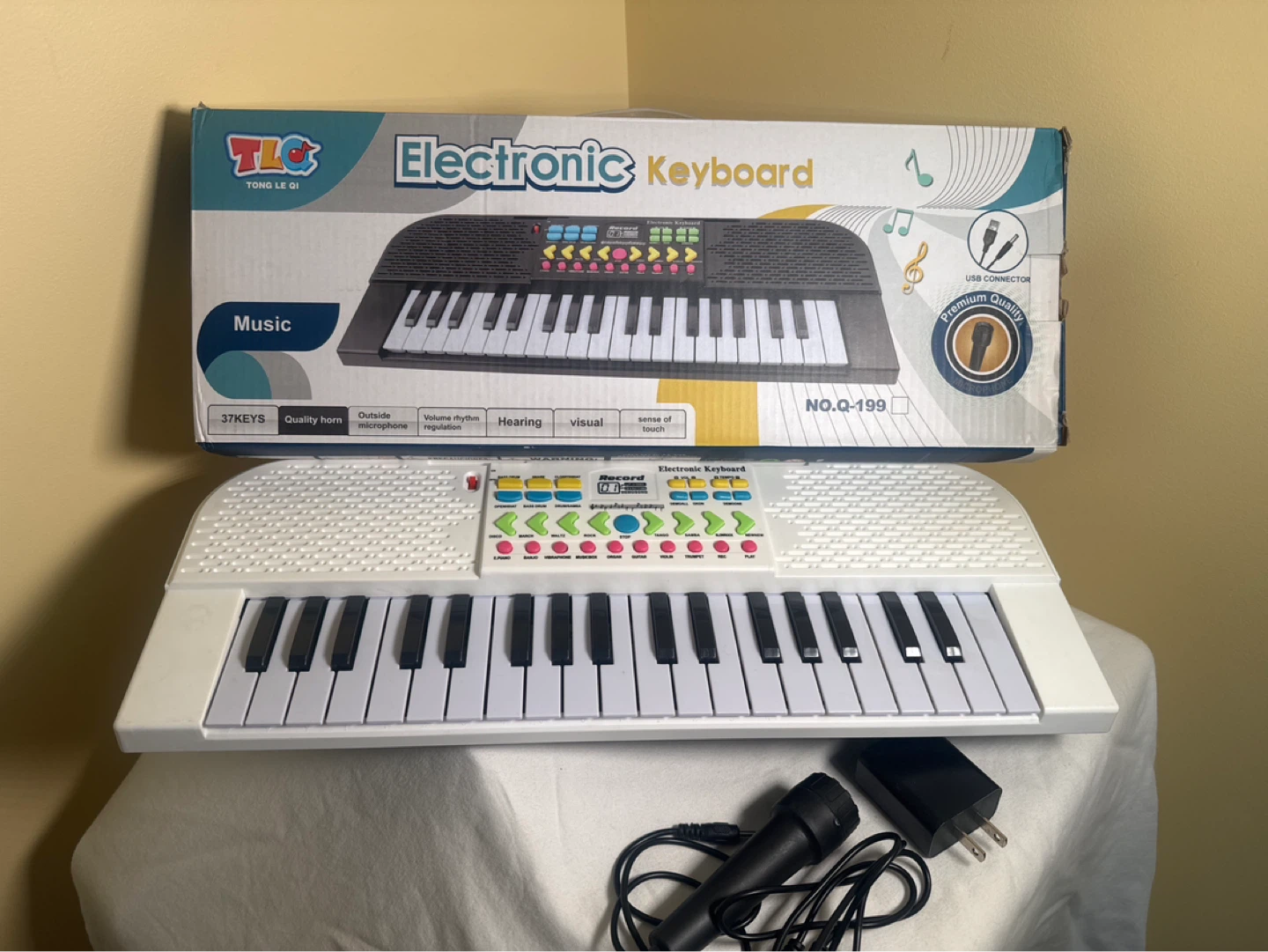 TLC Electronic Keyboard with Microphone
