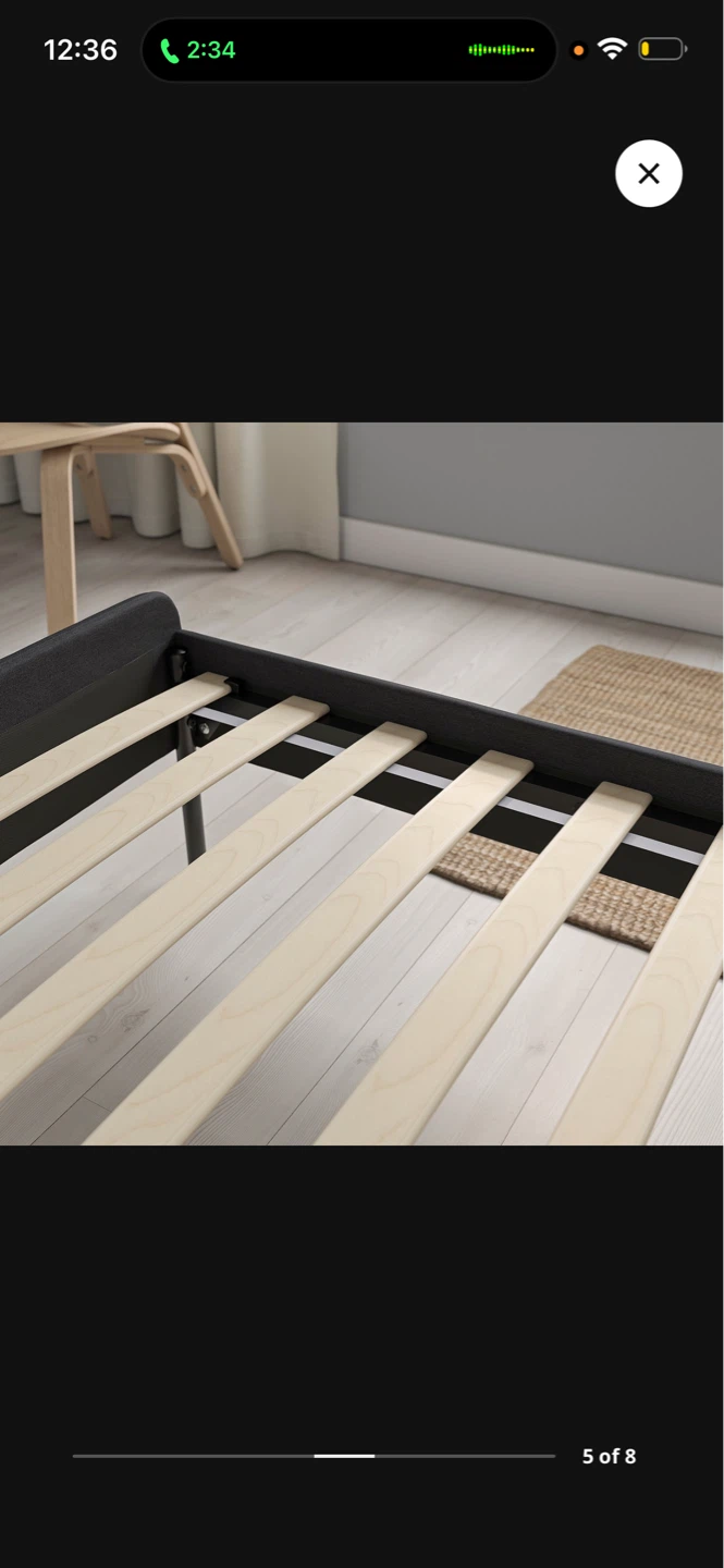 IKEA Bed Frame and Mattress - Single - photo 4