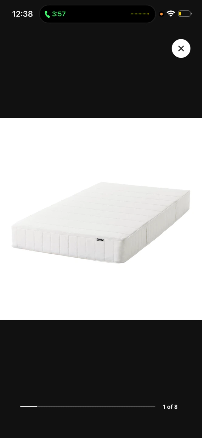IKEA Bed Frame and Mattress - Single - photo 5