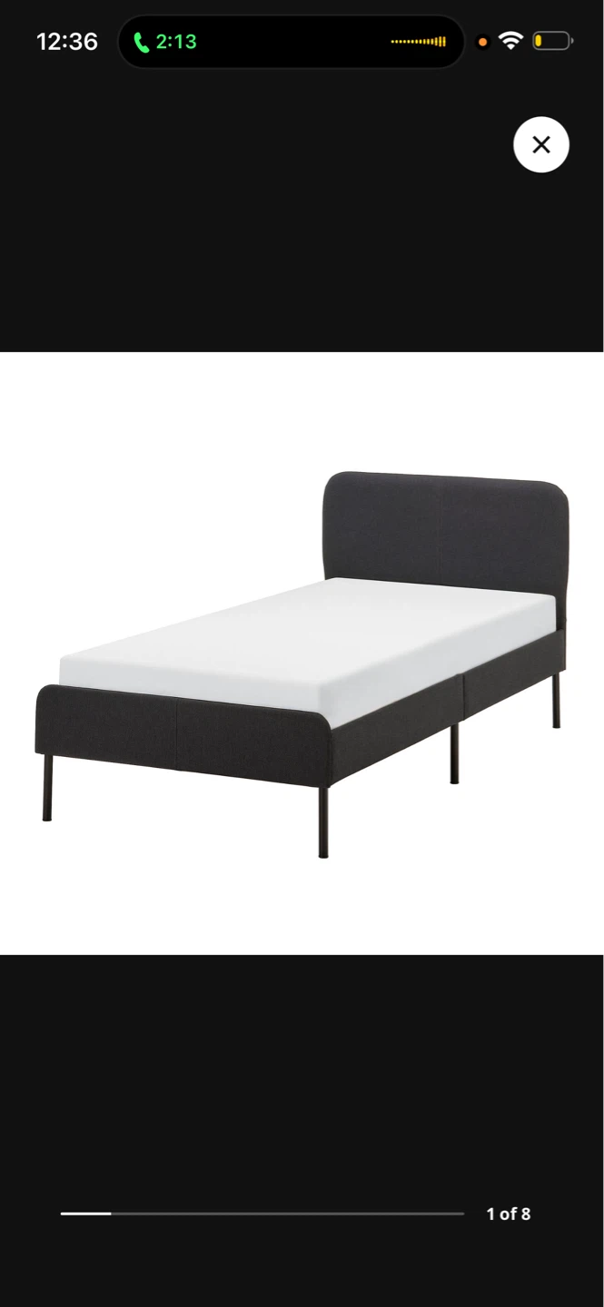 IKEA Bed Frame and Mattress - Single