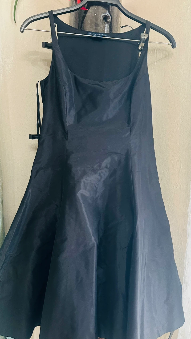 Ralph Lauren Black Silk Fit and Flare - photo 2