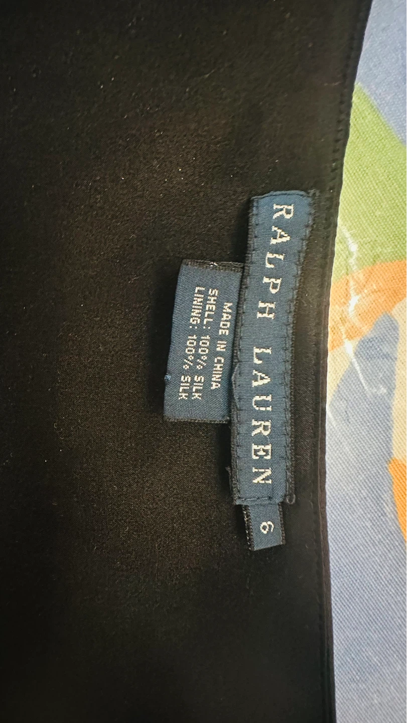 Ralph Lauren Black Silk Fit and Flare - photo 3