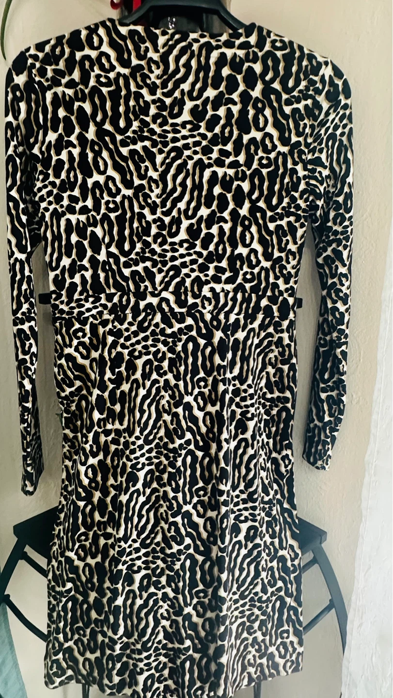 Tory Burch Leopard Print Long Sleeve Dress - photo 2