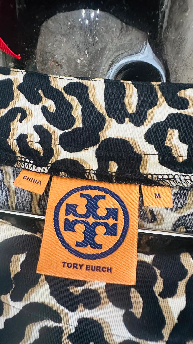 Tory Burch Leopard Print Long Sleeve Dress - photo 3