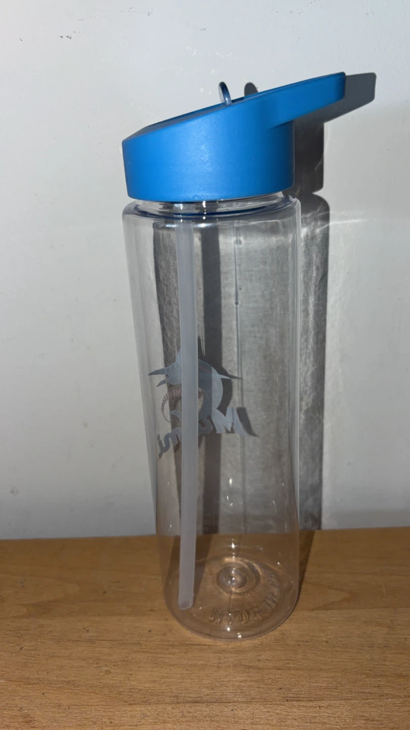 Miami Marlins Water Bottle with Straw - photo 4