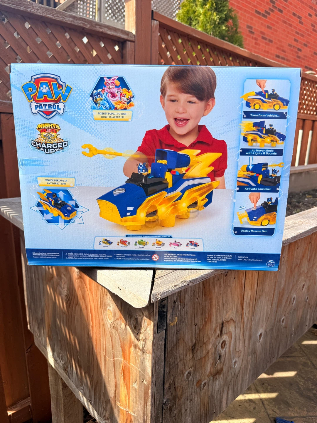 Paw Patrol Mighty Pups Charged Up Chase Transforming Vehicle - photo 2