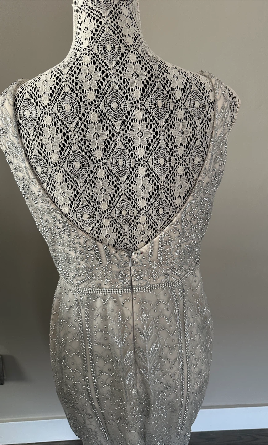 Sparkly Embellished Mermaid Wedding Dress - photo 3