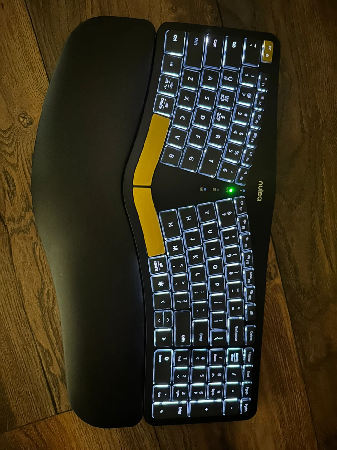 Nulea Ergonomic Wireless Keyboard with Wrist Rest - photo 2