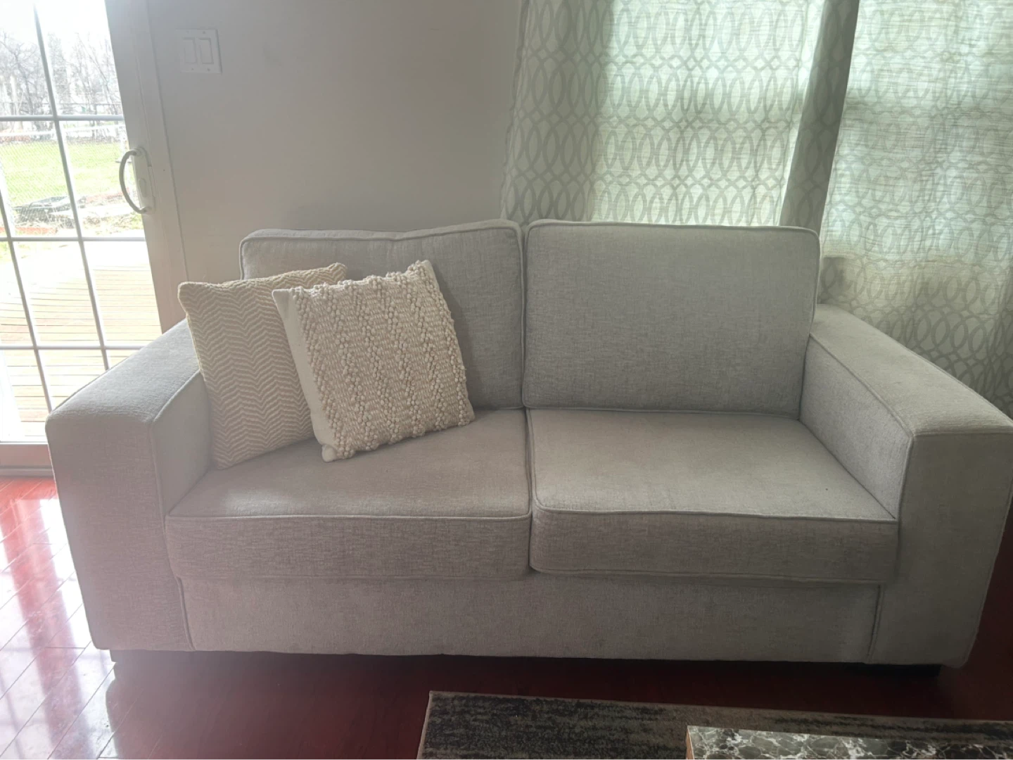 Grey Sectional Sofa with Chaise - photo 2