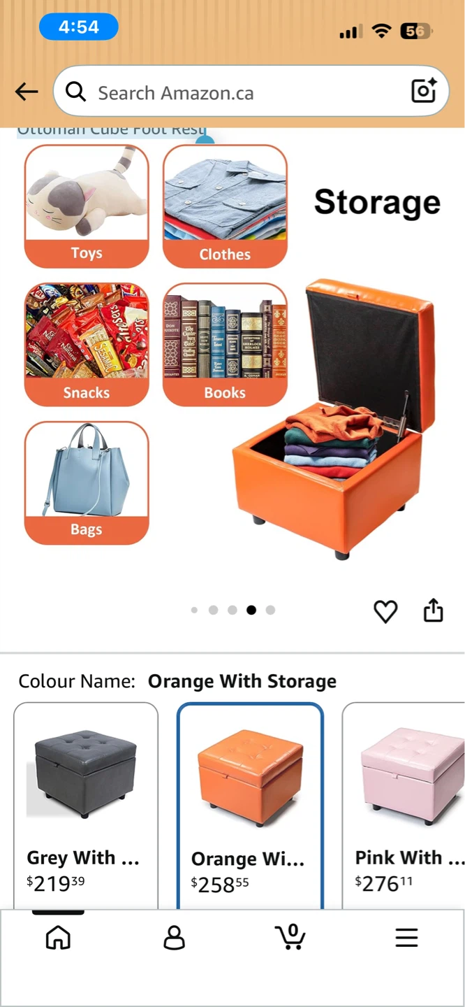 Quality Ottoman w/ Storage - photo 4
