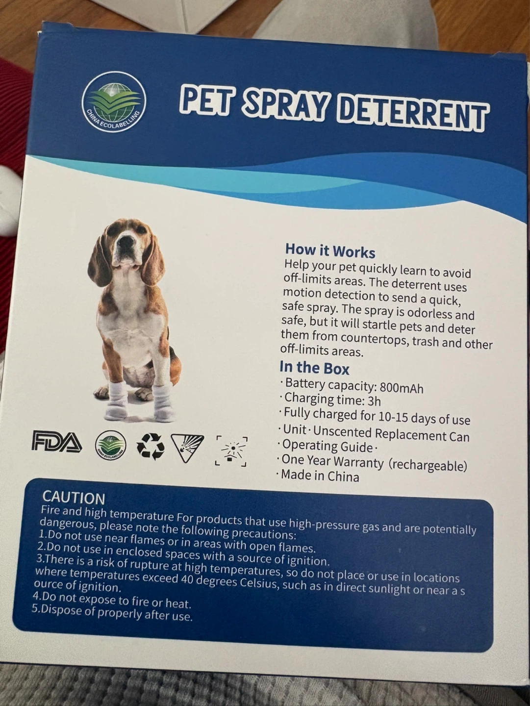 Pet Spray Deterrent - Motion-Activated, 115mL - photo 2
