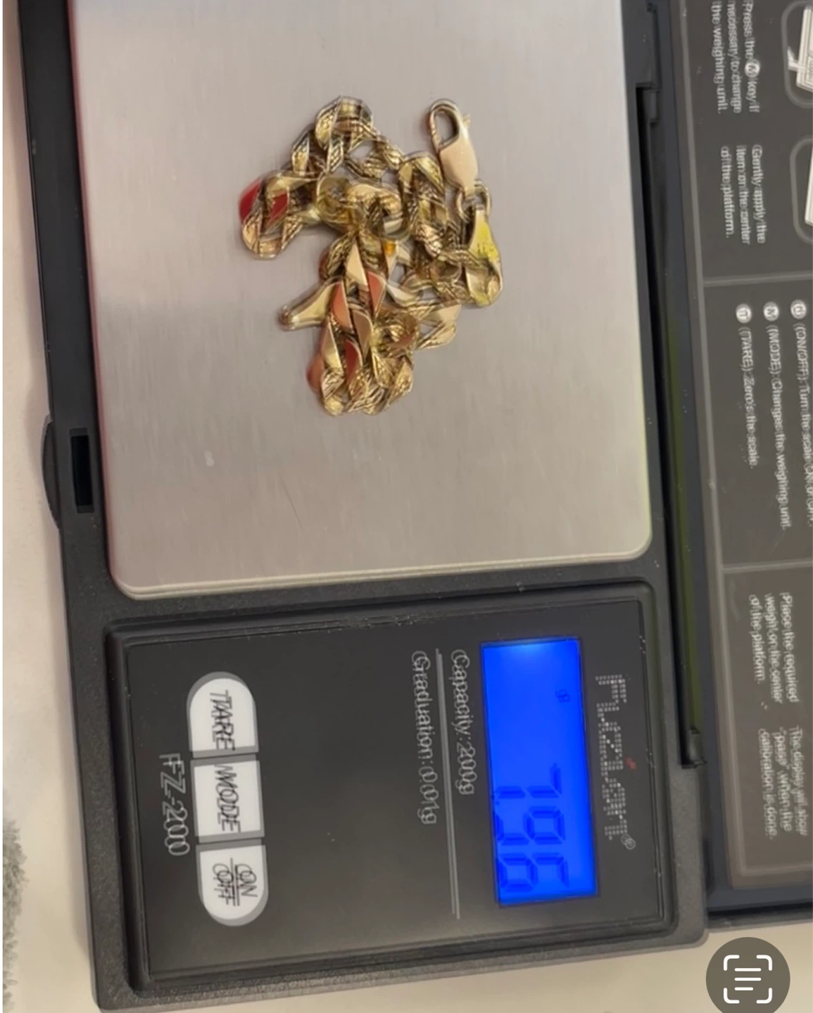 10k solid Gold Chain Bracelet - photo 2