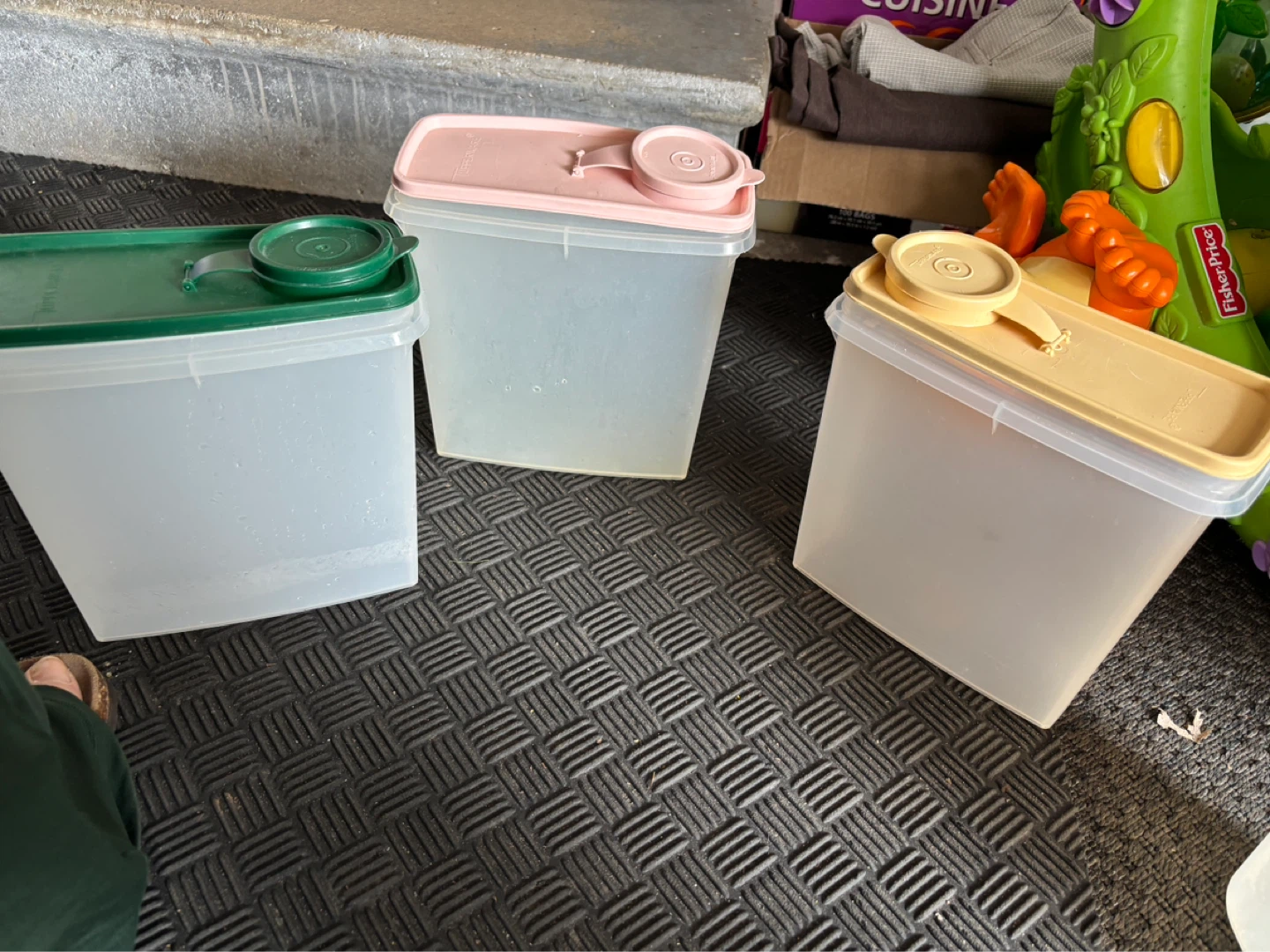 Tupperware Canisters (Set of 3)