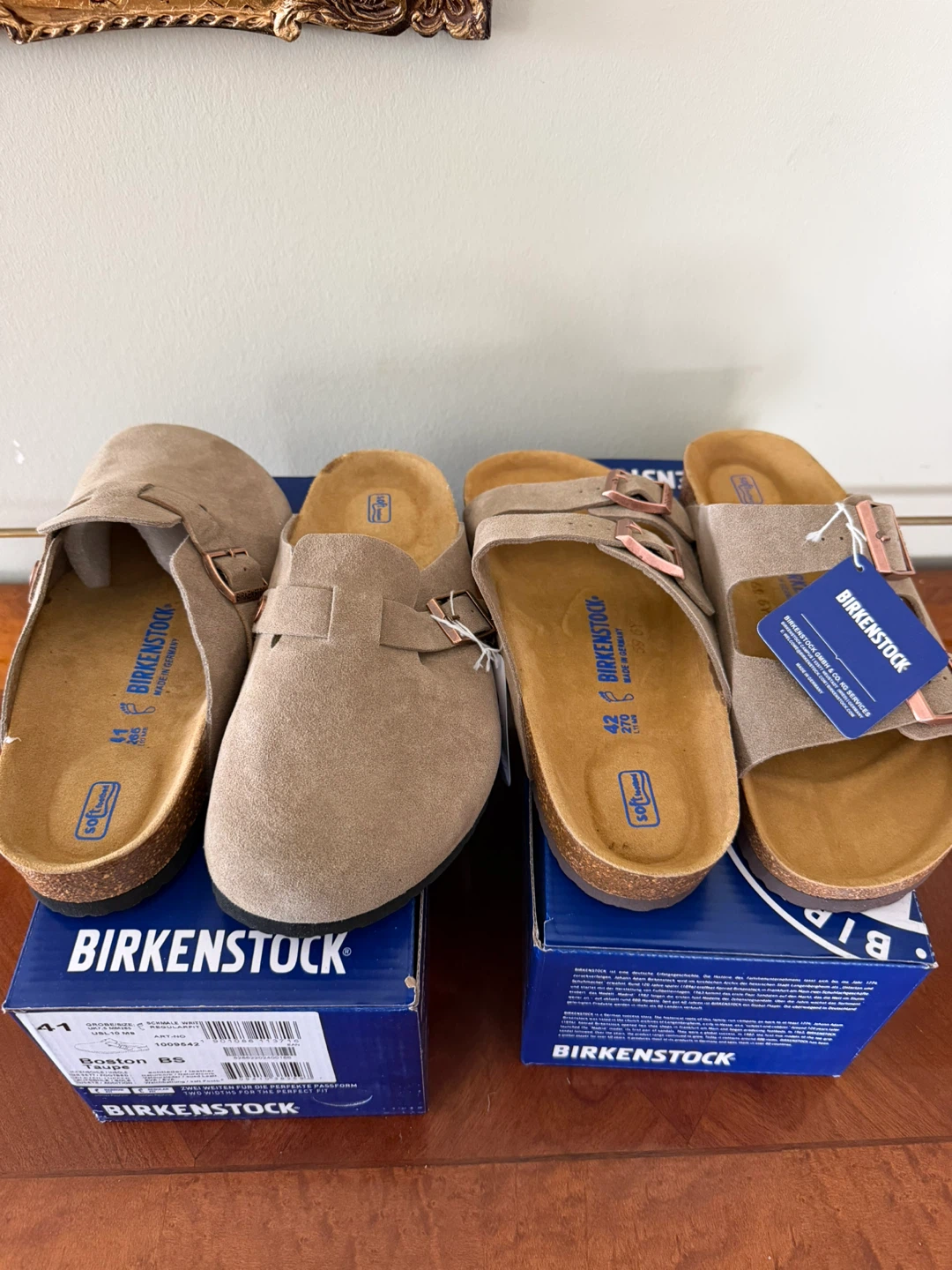 Birkenstock Suede Clogs and Sandals - photo 5