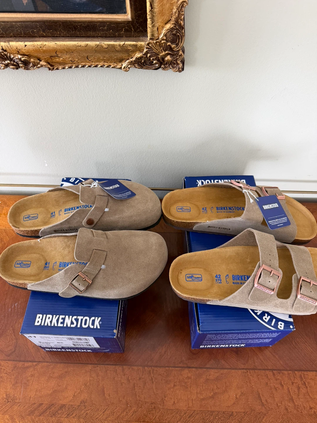 Birkenstock Suede Clogs and Sandals - photo 2