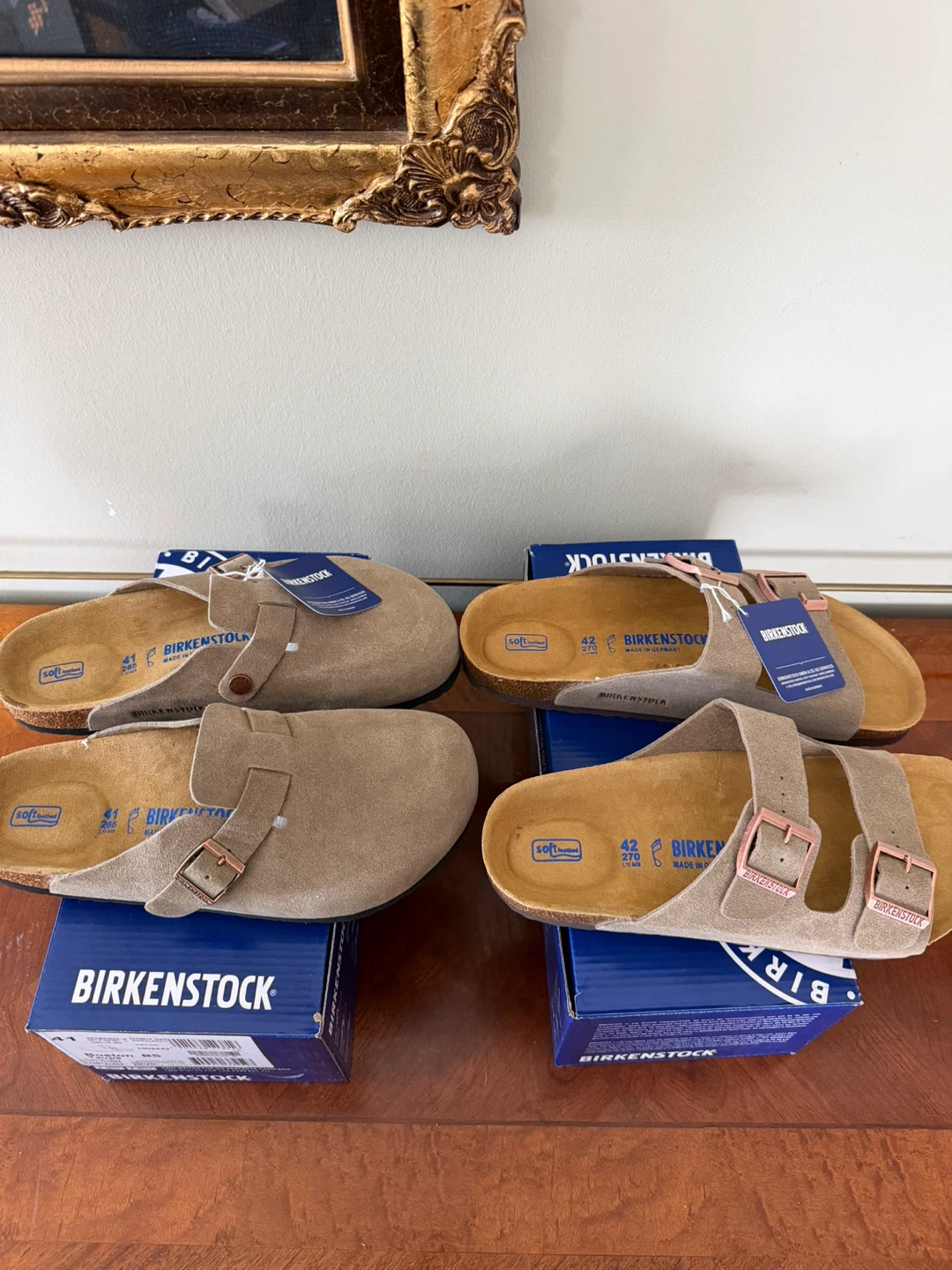 Birkenstock Suede Clogs and Sandals - photo 4