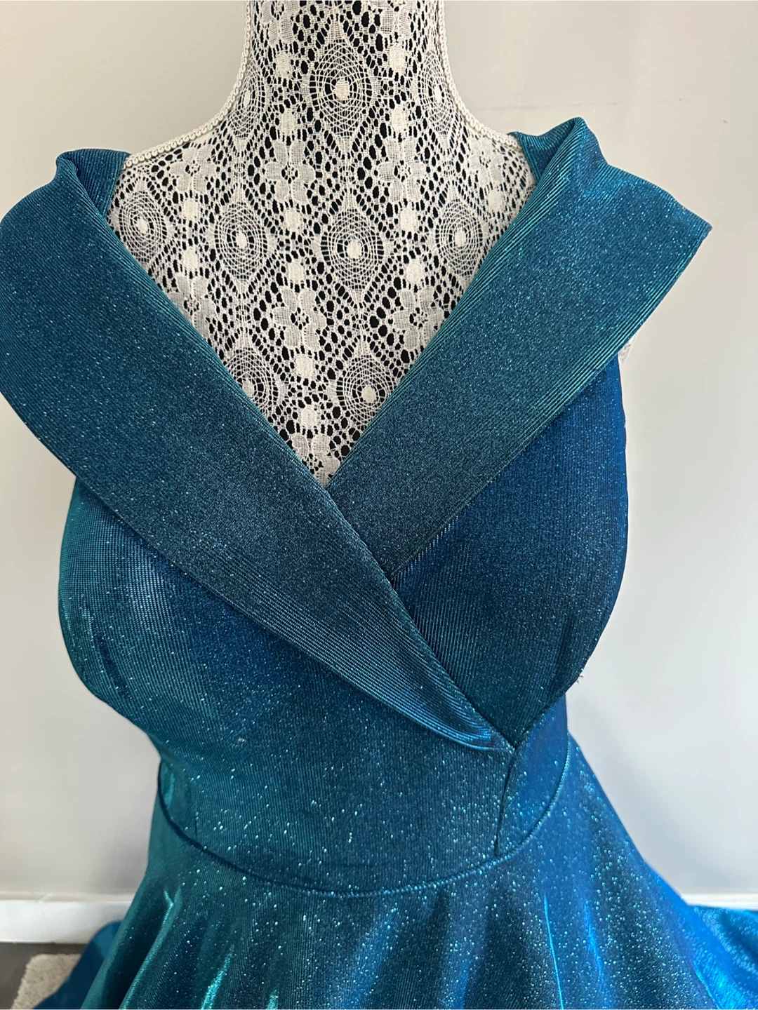 Sparkly  Off-the-Shoulder Ball Gown - photo 2