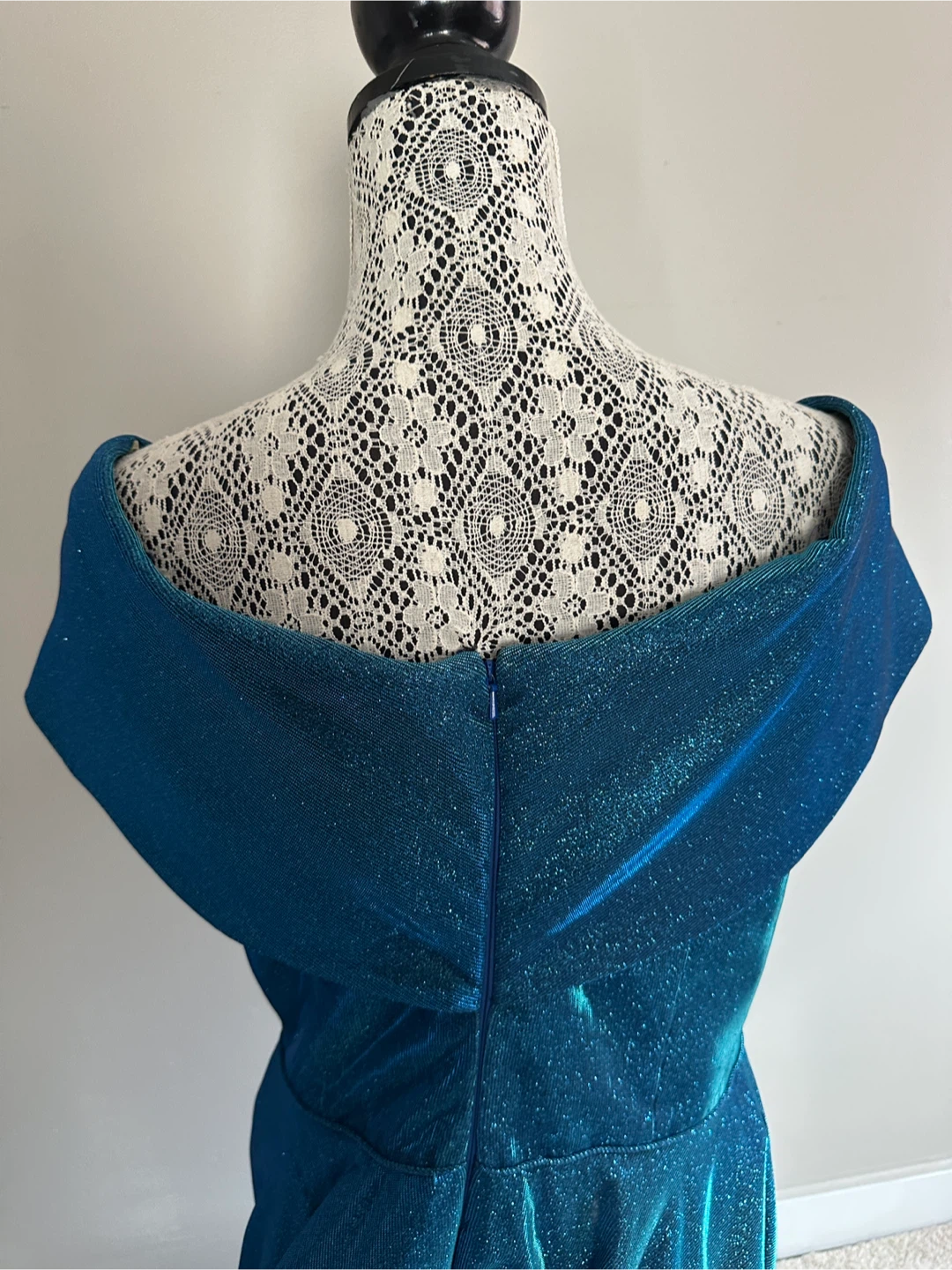 Sparkly  Off-the-Shoulder Ball Gown - photo 3