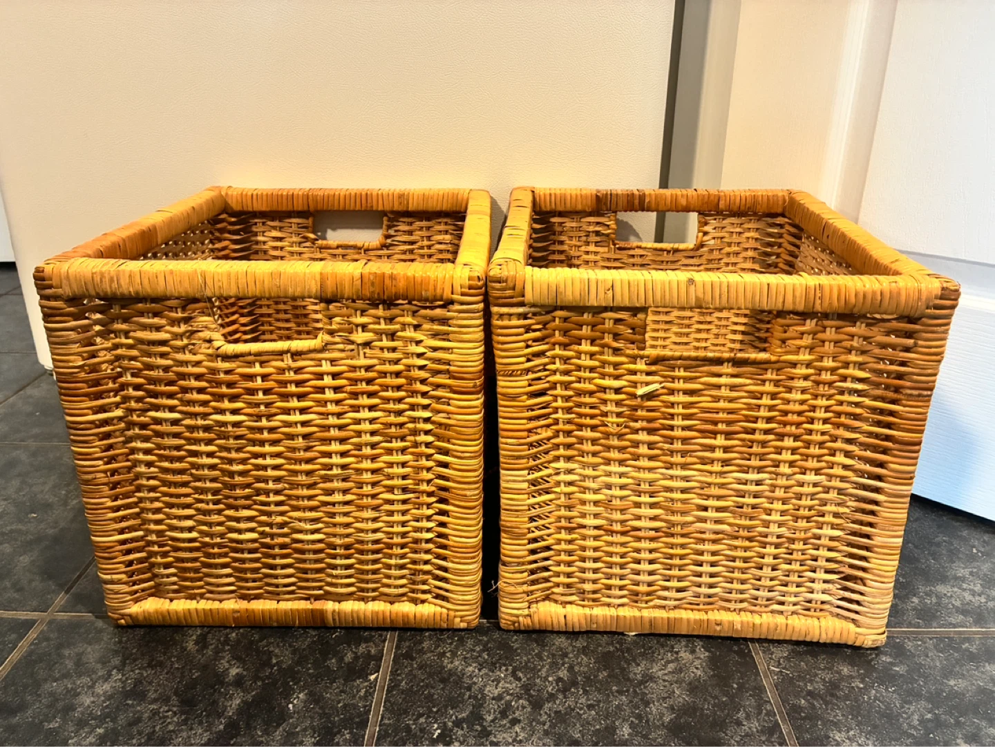 IKEA Wicker Storage Baskets - Set of 2 - photo 3