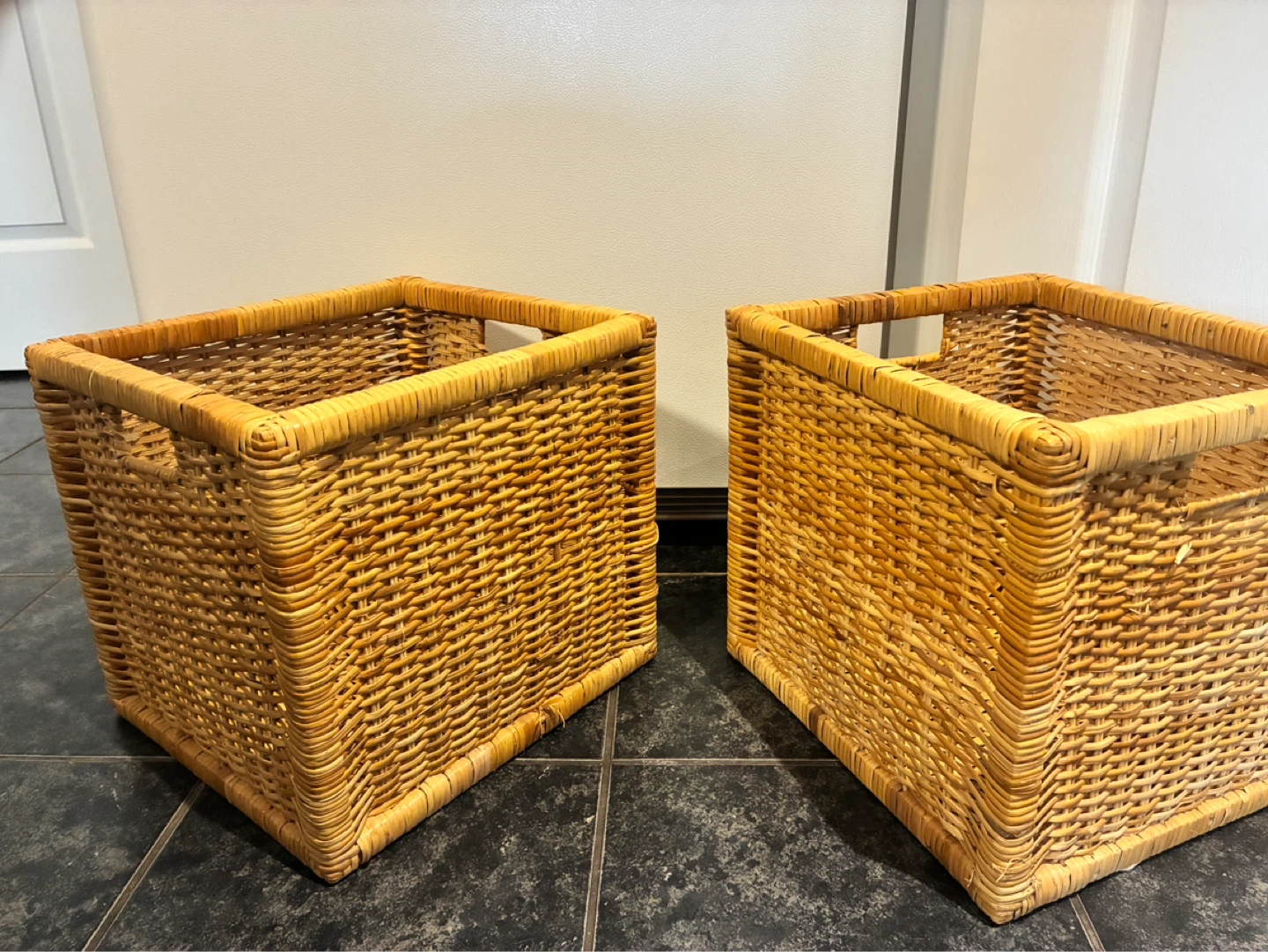 IKEA Wicker Storage Baskets - Set of 2 - photo 4