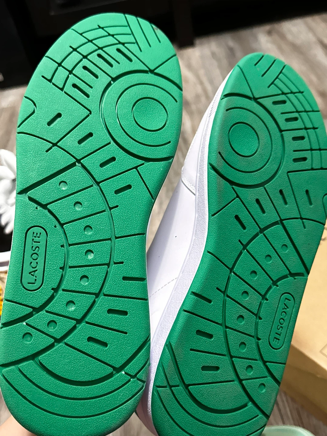 Lacoste White Sneakers with Green Accents - photo 4