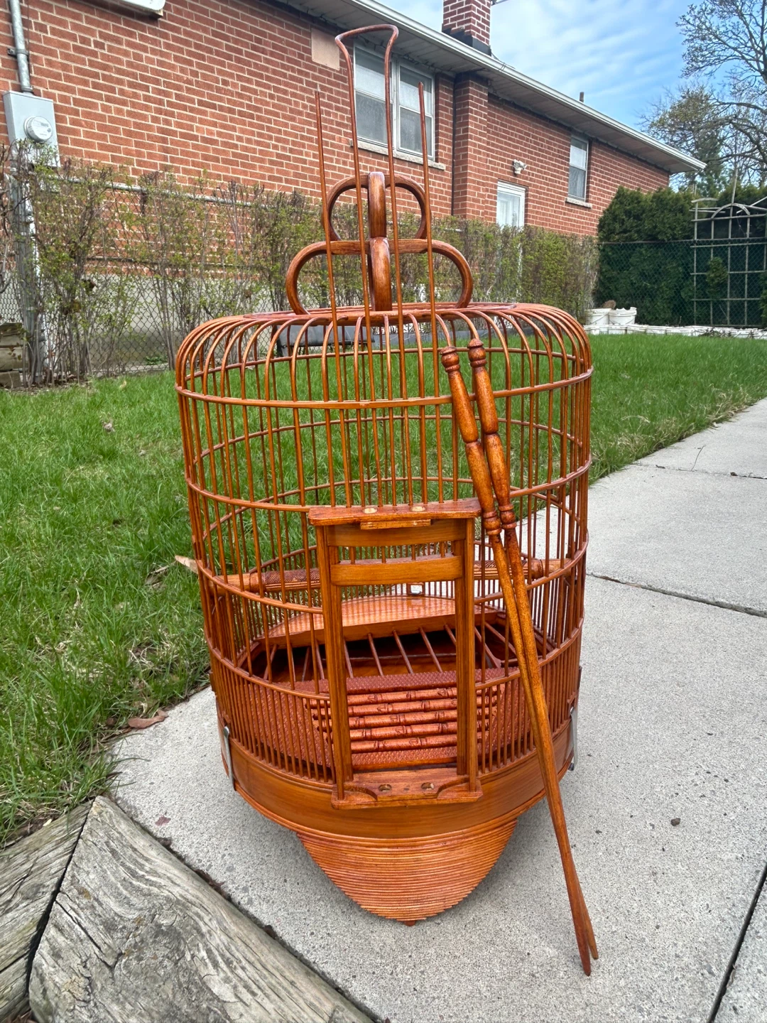 Bamboo Bird Cage - photo 4