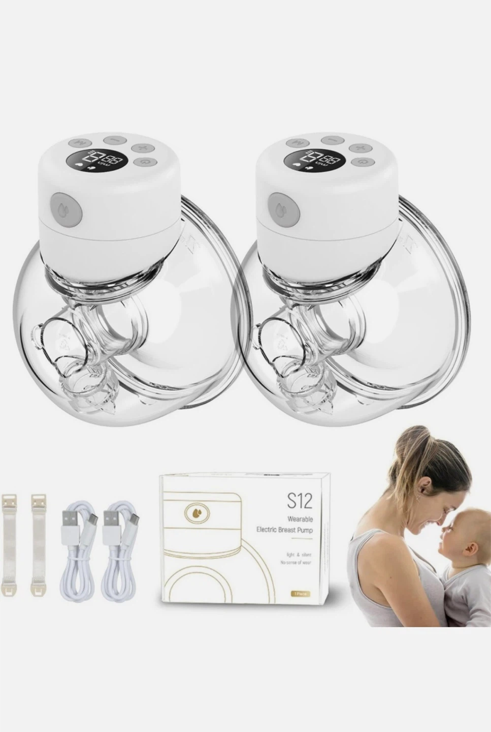 Wearable Electric Breast Pump S12 - photo 3