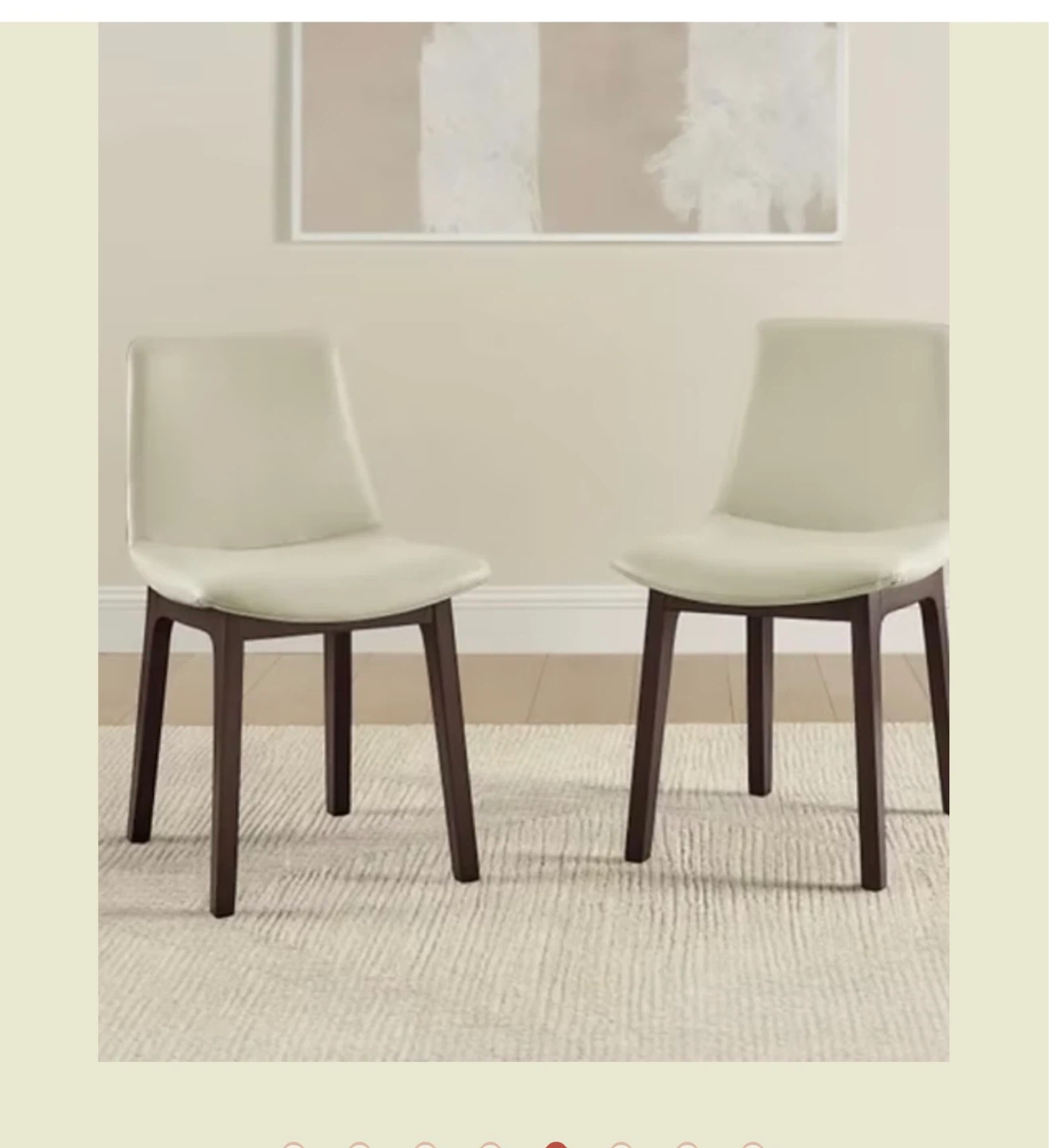 New Costco Aiden & Ivy  2‑Pack  dining chair