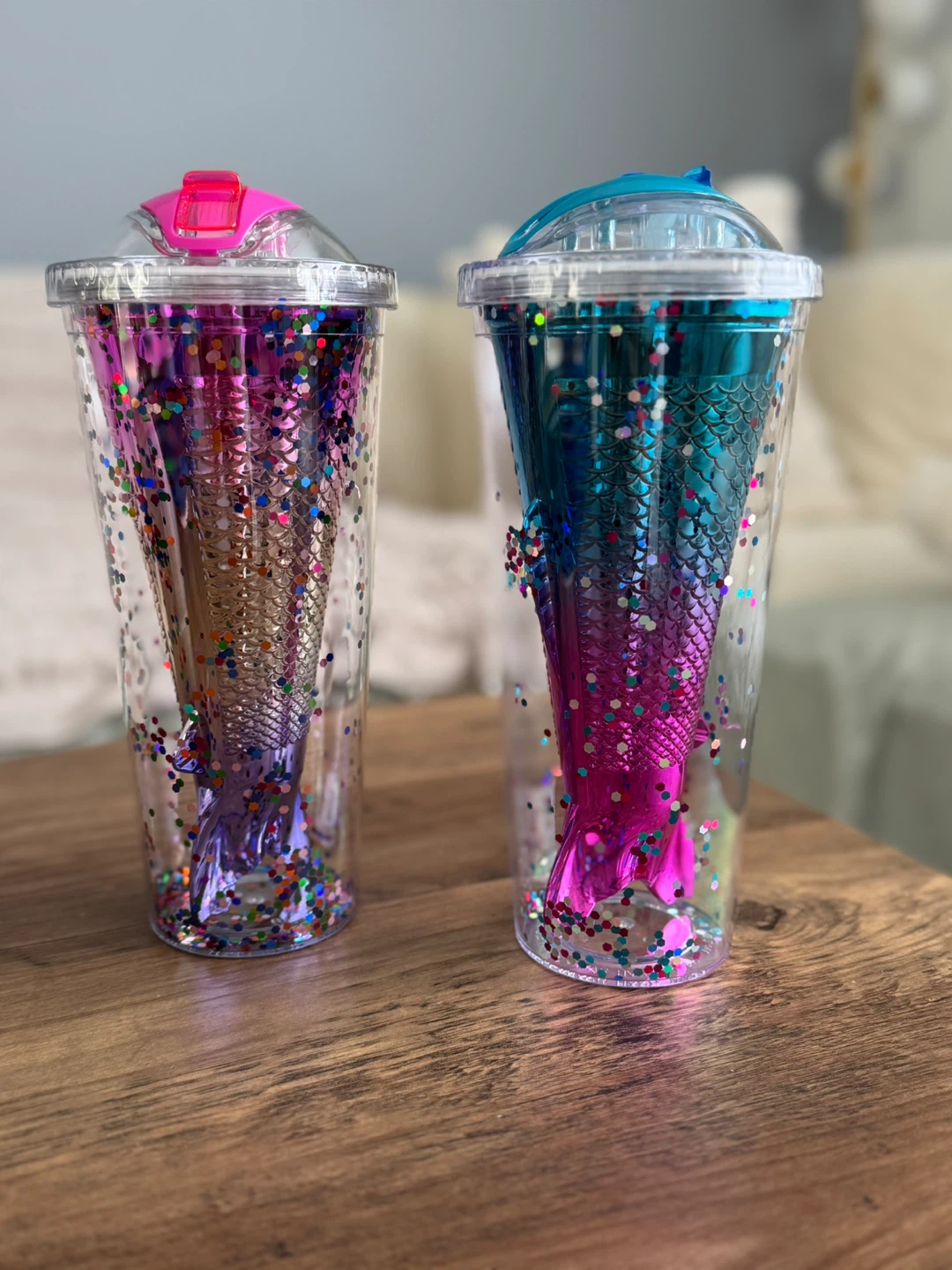 Mermaid Glitter Tumblers